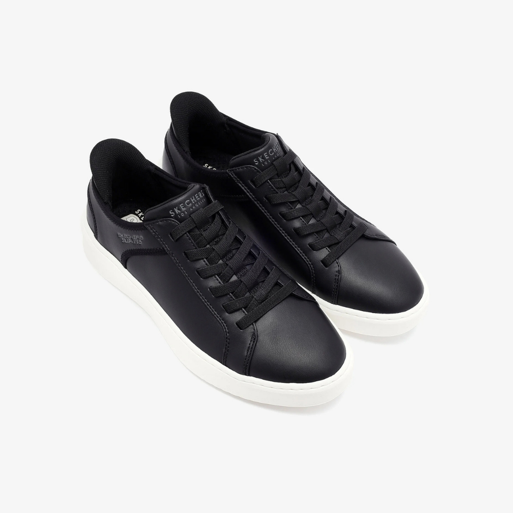 Tenis Skechers Street Hombre | Negro con blanco