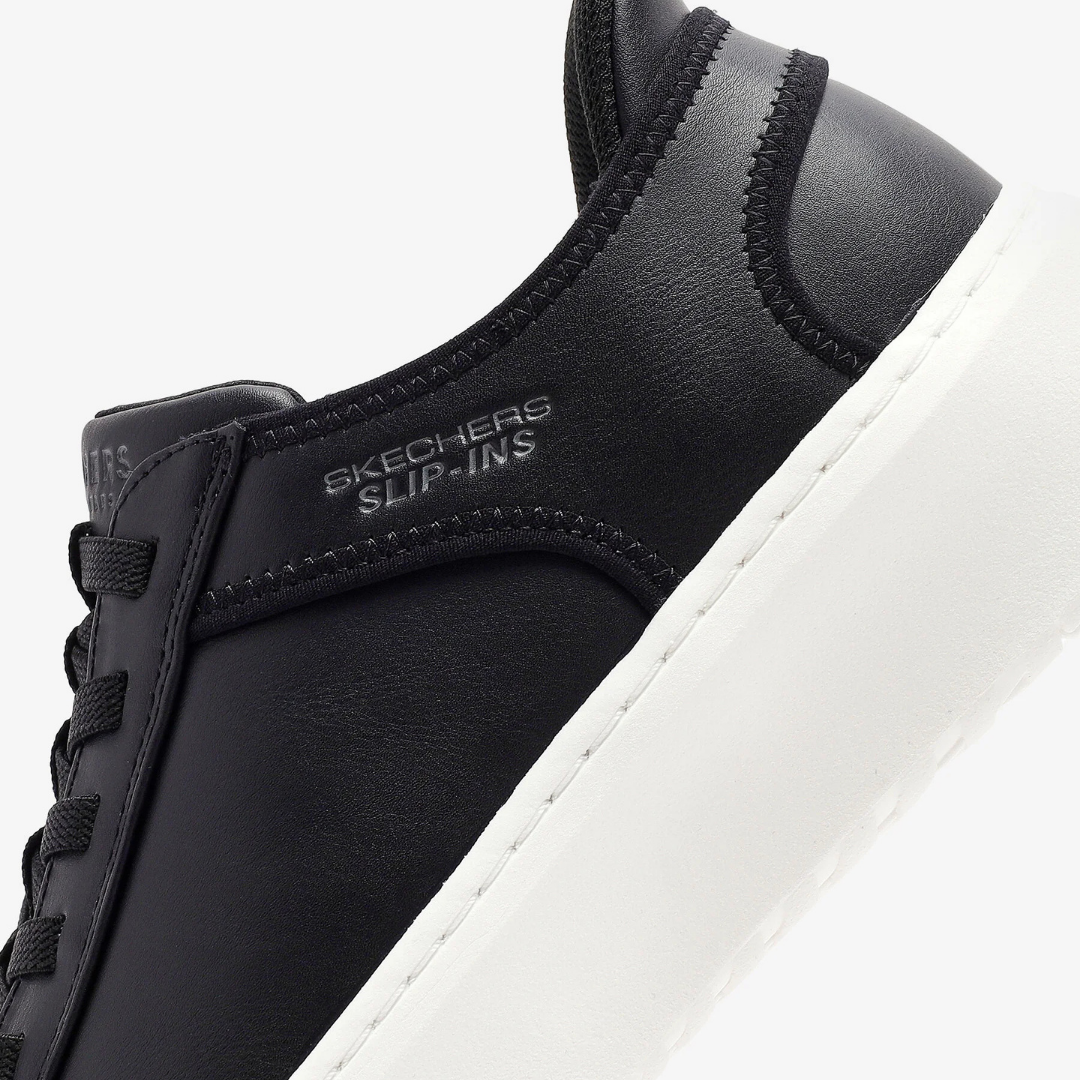 Tenis Skechers Street Hombre | Negro con blanco