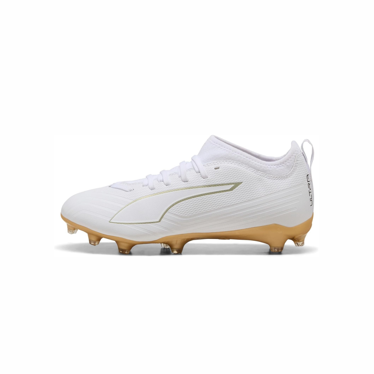 Tenis de Fútbol Puma ULTRA 6 MATCH FG/AG Blanco / Dorado / Negro Hombre