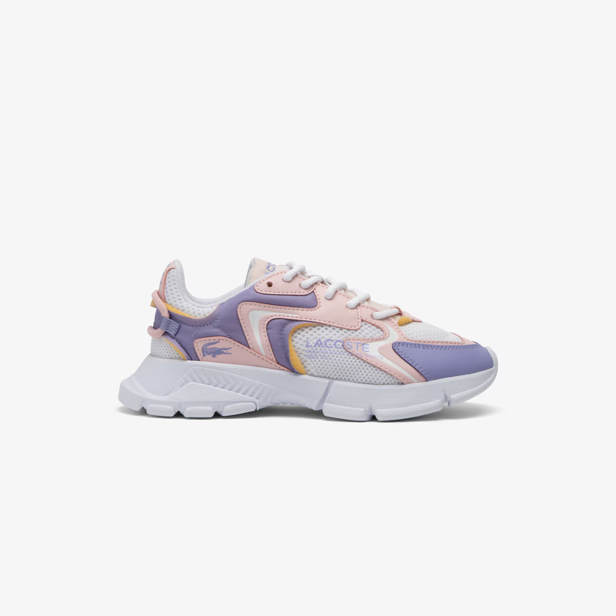 Tenis Lacoste L003 Neo Rosa Claro / Blanco Niño