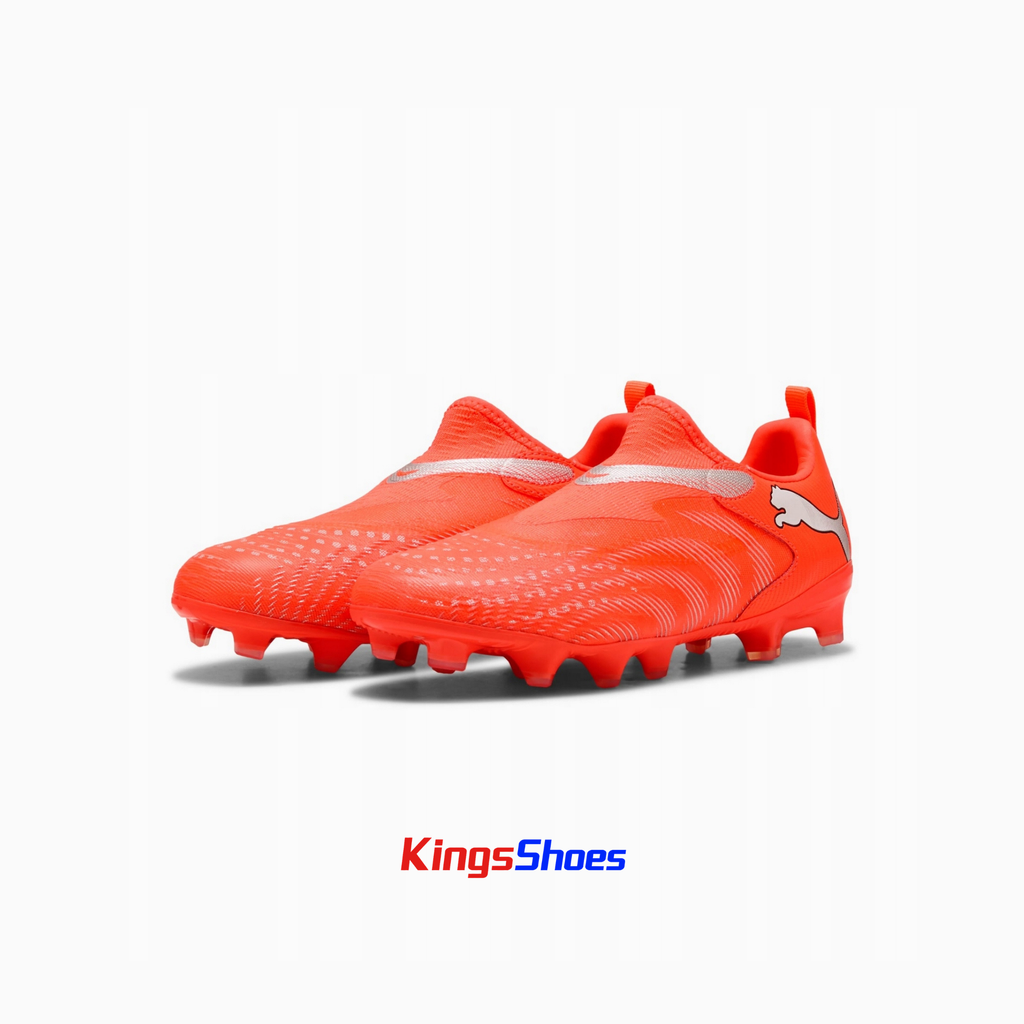 Tenis de Fútbol Puma FUTURE 9 MATCH LL FG/AG Rojo / Blanco / Negro Niño