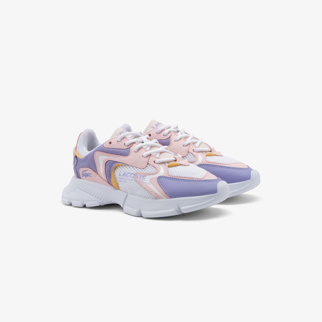 Tenis Lacoste L003 Neo Rosa Claro / Blanco Niño