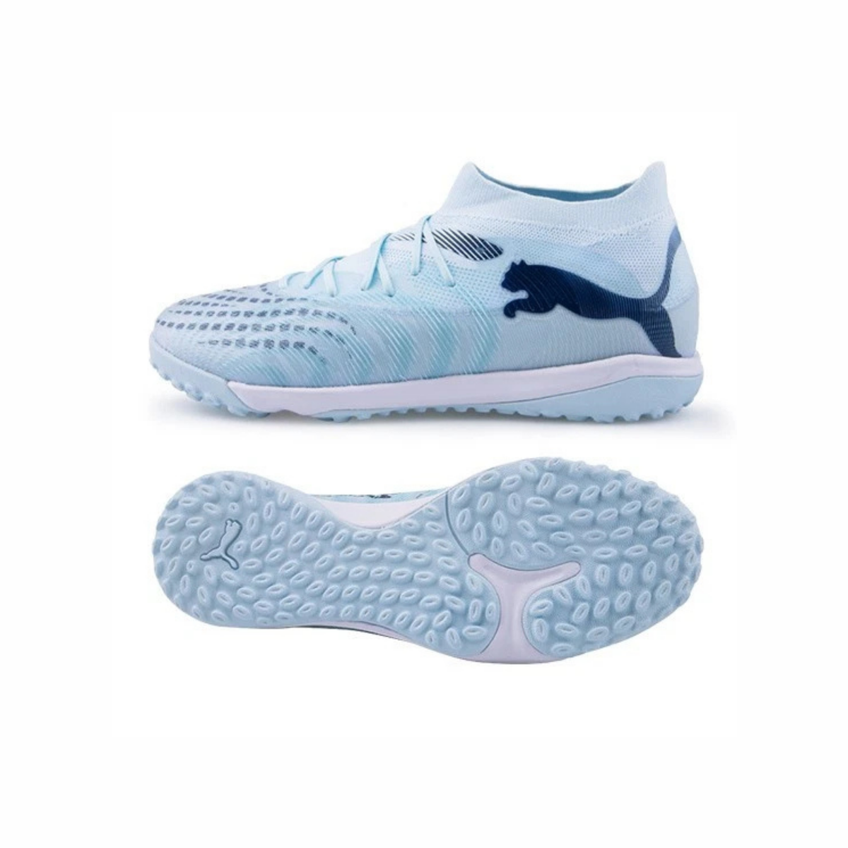 Tenis de Fútbol Puma FUTURE 9 MATCH TT Azul Hielo / Azul Intenso Hombre
